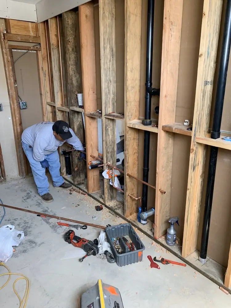 Commercial rough-in plumbing for Gas Line Repair in Somerset